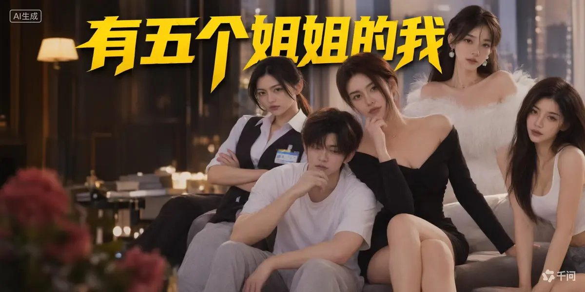 黄豆AI短剧《有五个姐姐的我》全集无雾版未删减高清免费看-五个温柔治愈女主超甜剧情-无广告网盘资源随心看